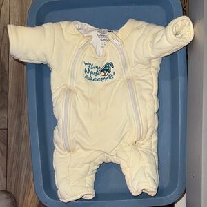 Baby Magic Sleepsuit Cream Footie